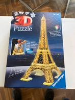 Ravensburger 3D Puzzel Eiffeltoren met werkend licht, Ophalen of Verzenden, Meer dan 50 stukjes, Zo goed als nieuw, 6 jaar of ouder