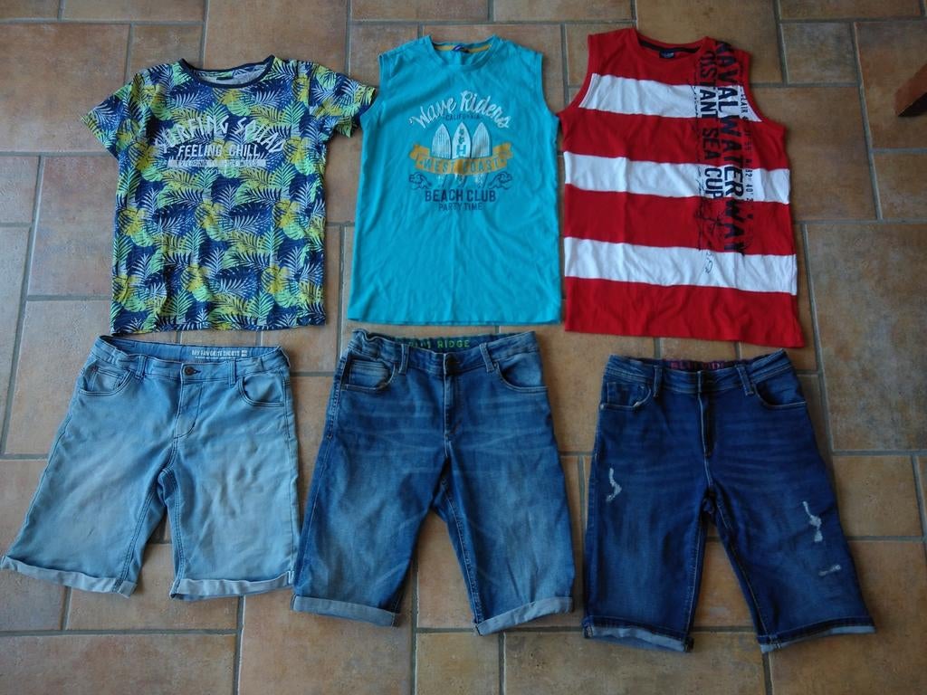 Kledingpakket jongen zomer maat 164, Ophalen of Verzenden, Gebruikt, Maat 164