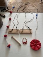 Schommels, schotelschommel, klimtouw en rekstok, Ophalen, Gebruikt, Klimtouw