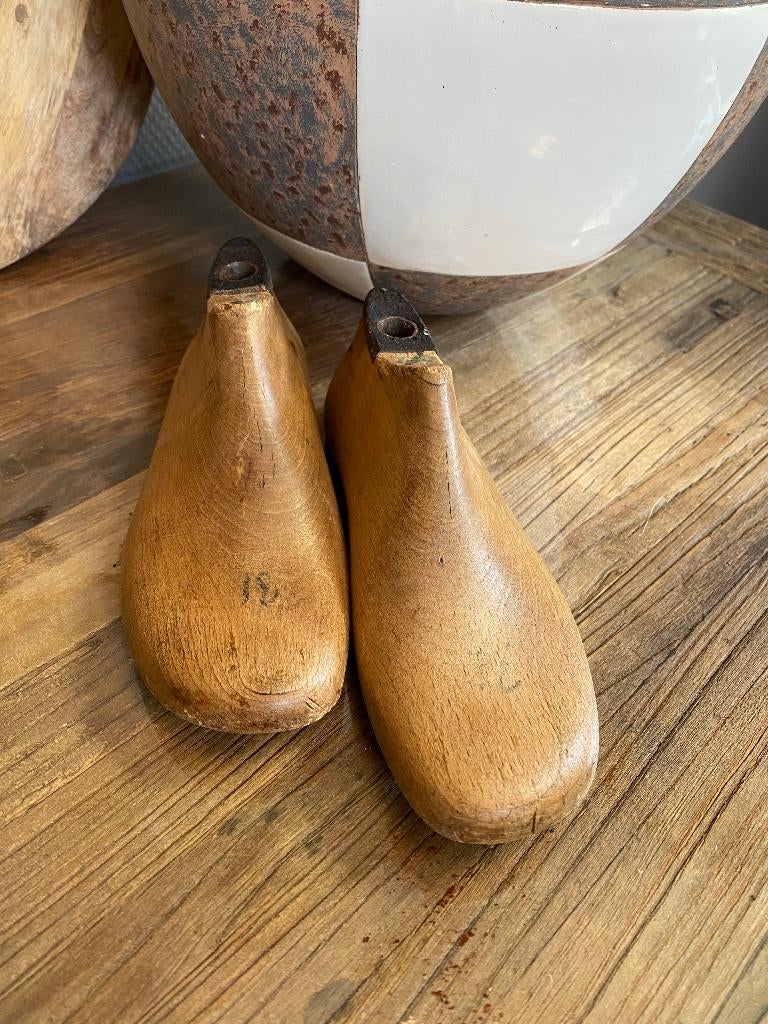Brocante houten schoenleest/schoenmal - kindermaat 31, Ophalen of Verzenden