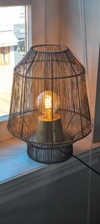 2 Draadstalen lampen, Ophalen of Verzenden, Rond, 25 tot 50 cm