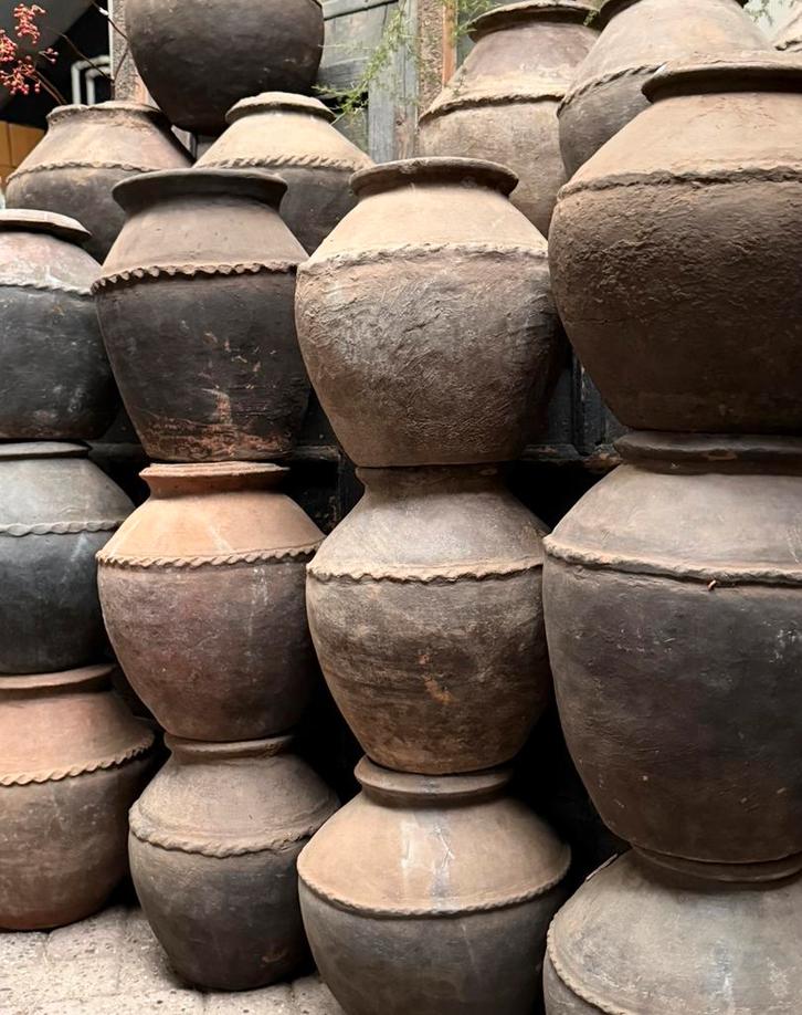 Actie Kruiken kruik india stoer sober landelijk veranda, Huis en Inrichting, Woonaccessoires | Vazen, Zo goed als nieuw, Overige kleuren