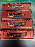 32GB(4x8GB)-DDR4-2666Mhz- G.Skill Ripjaws 4-Getest, 32 GB, DDR4, Ophalen of Verzenden, Zo goed als nieuw