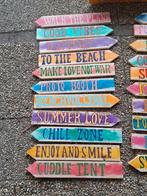 25 houten wegwijzers voor feest of decoratie, Ophalen