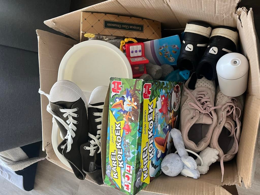 Rommelmarkt spullen gratis, Ophalen