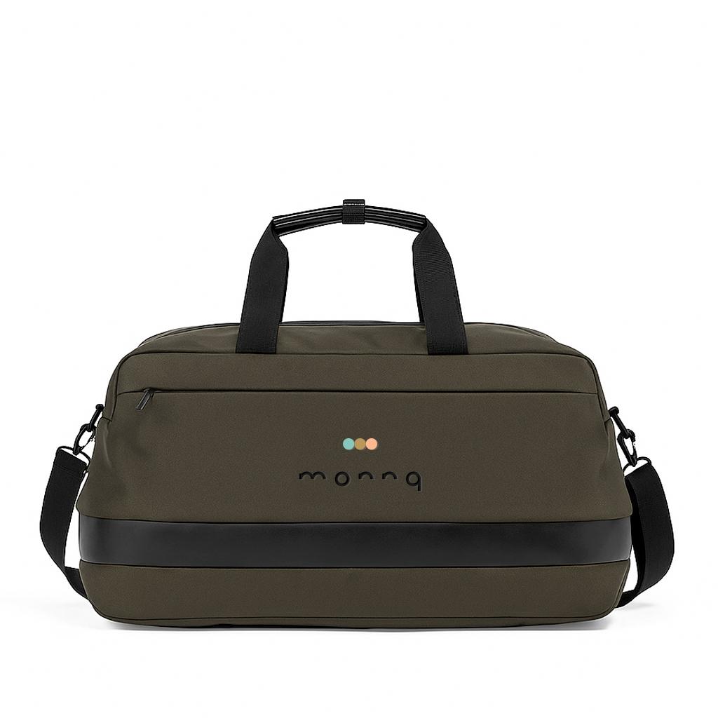 Monnq Duffle Bag Stefano weekendtas - Heavy Green - Nieuw, 40 tot 60 cm, 30 cm of meer, Ophalen of Verzenden, Groen