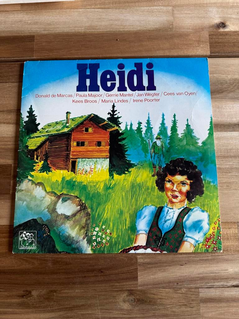 Heidi - Verhaalplaat, Cd's en Dvd's, Vinyl | Kinderen en Jeugd, Ophalen of Verzenden, Gebruikt, Verhaal of Sprookje, 3 tot 5 jaar