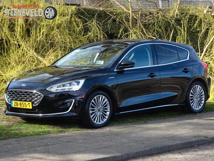 Ford Focus 1.0 125pk Vignale met Head-Up, Leer en Camera, Auto's, Ford, Bedrijf, Te koop, Focus, ABS, Achteruitrijcamera, Adaptive Cruise Control