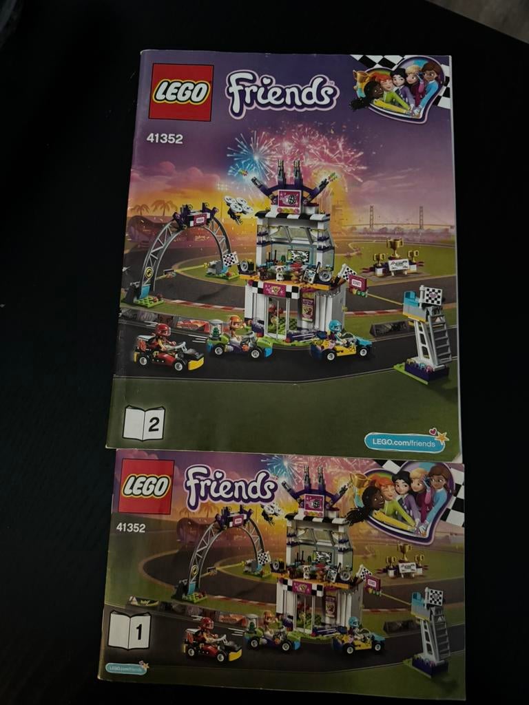 LEGO Friends Kart De Grote Racedag - 41352, Ophalen of Verzenden, Zo goed als nieuw
