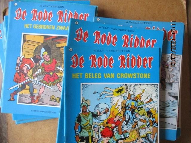adv5113 rode ridder blauw, Eén stripboek, Ophalen, Gelezen