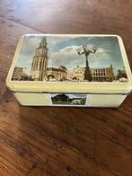 Oud blik met stadsfoto's Groningen, Ophalen of Verzenden, Gebruikt, Koek(jes), Overige merken