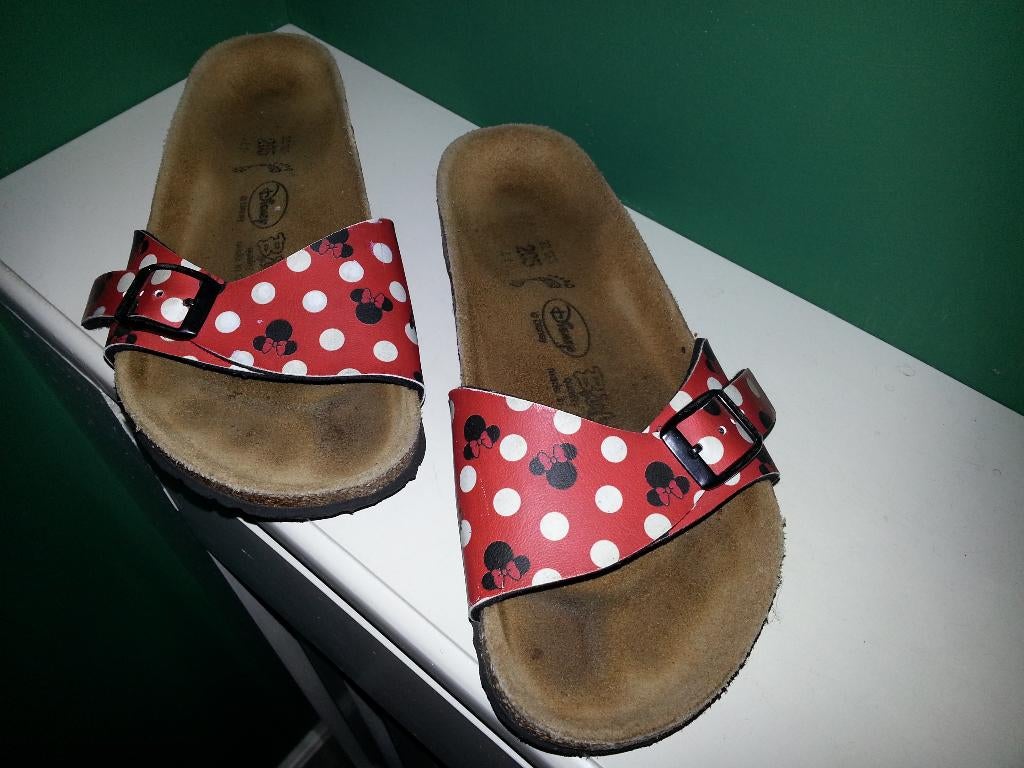 Birkenstock slippers maat 32, Gebruikt, Meisje, Overige typen, Ophalen of Verzenden