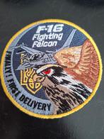 F-16 Fighting Falcon Patch - Eerste Levering Oekraïne, Ophalen of Verzenden, Nieuw, Patch, Badge of Embleem