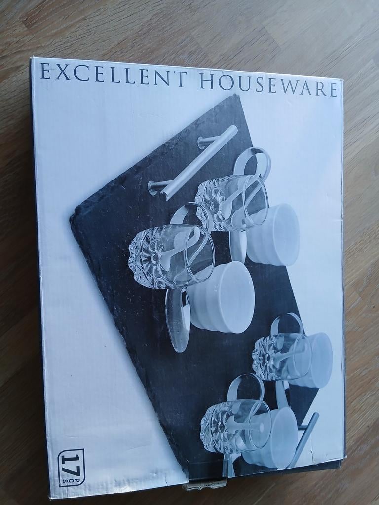 Stenen dienblad voor amuse hapjes, Ophalen of Verzenden, Nieuw, Aardewerk, Overige stijlen