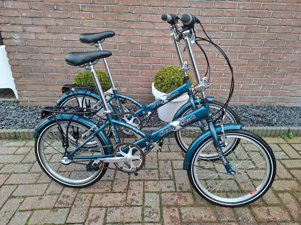 Set vouwfietsen Stokvis City Cat, Ophalen, Gebruikt, 20 inch of meer