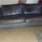 Leren 2zits bankstel, Ophalen of Verzenden, Zo goed als nieuw, 75 tot 100 cm, Leer