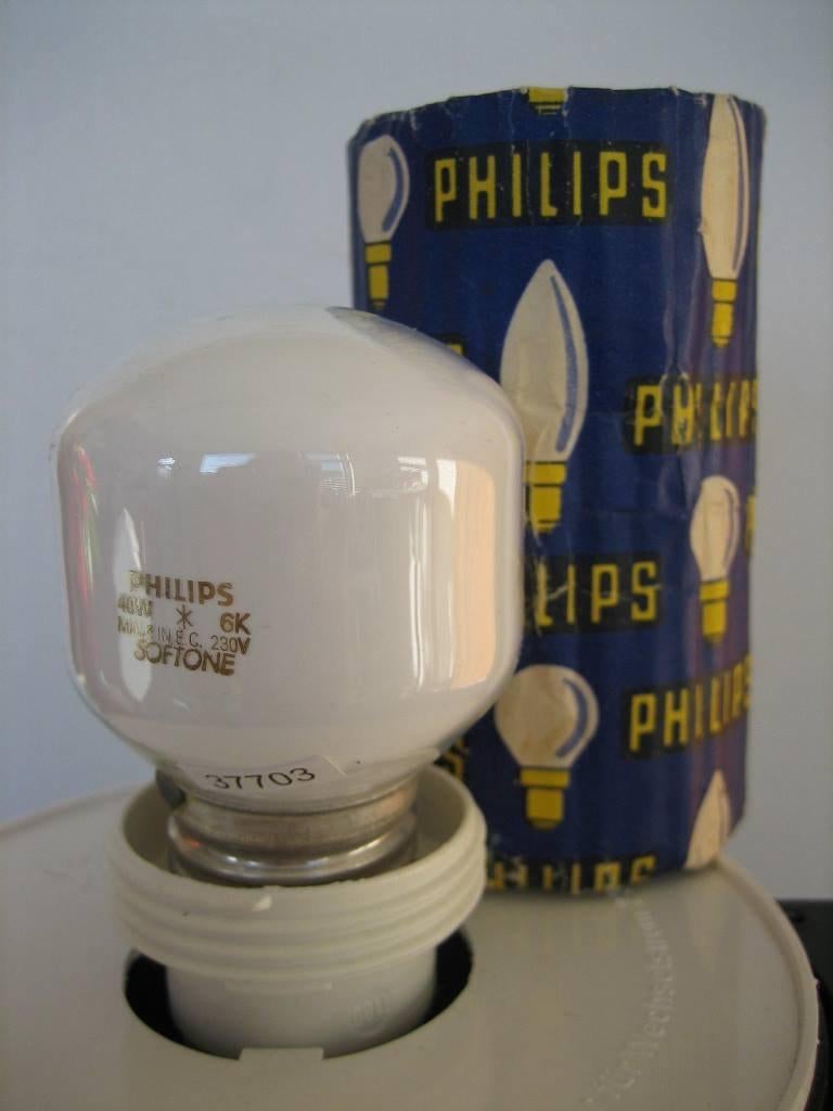 Vintage Philips gloeilamp type Softone 40W 6K, Ophalen of Verzenden