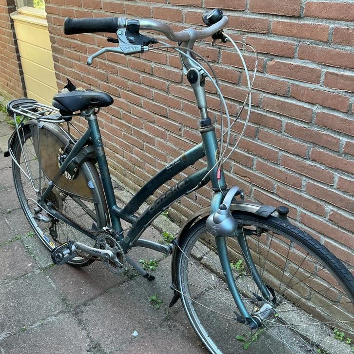 Fiets gazelle, Fietsen en Brommers, Fietsen | Crossfietsen en BMX, Gebruikt, 20 tot 24 inch, Aluminium, Ophalen