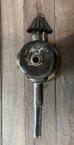 Oude koperen trein lamp, Ophalen of Verzenden, Zo goed als nieuw, Trein, Overige typen