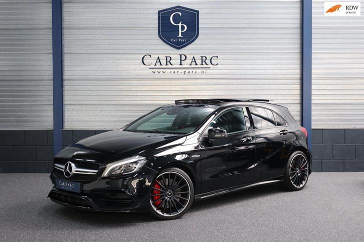 Mercedes-Benz A-klasse AMG 45 4MATIC 381+PK FACELIFT/LED/SFE, Auto's, Mercedes-Benz, Bedrijf, Te koop, A-Klasse, 4x4, ABS, Airbags