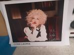 CYNDI LAUPER SINGER USA, Ophalen of Verzenden, Nieuw, Foto of Kaart, Gesigneerd