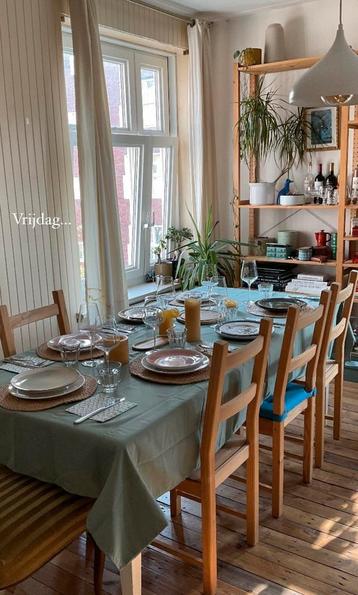 Ikea IVAR eettafel stoelen eetkamer stoel vier stuks - afbeelding 4