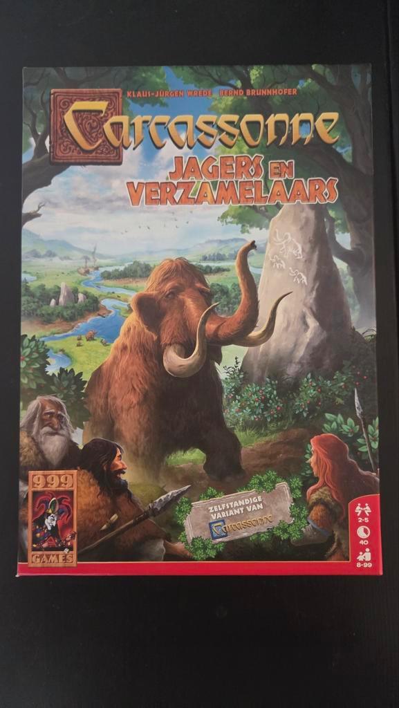 Carcassonne: Jagers en Verzamelaars, Hobby en Vrije tijd, Gezelschapsspellen | Bordspellen, Zo goed als nieuw, Een of twee spelers
