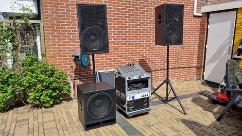 JB Systems Vibe speaker set mengpaneel versterkers behringer, Audio, Tv en Foto, Luidsprekers, Zo goed als nieuw, Complete surroundset