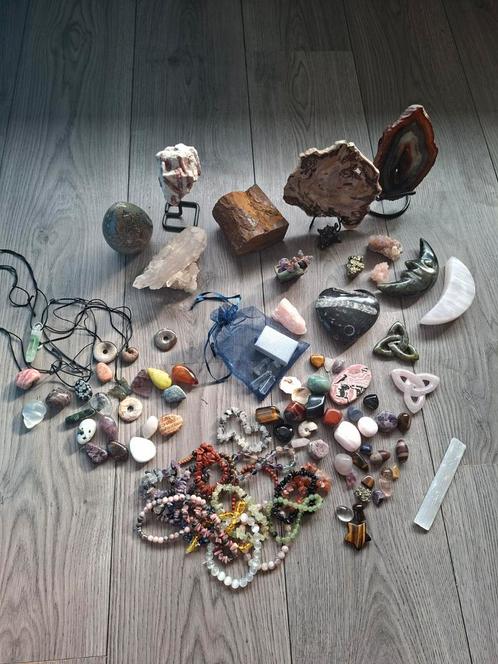 Collectie mineralen/edelstenen, Verzamelen, Mineralen en Fossielen, Mineraal, Ophalen of Verzenden