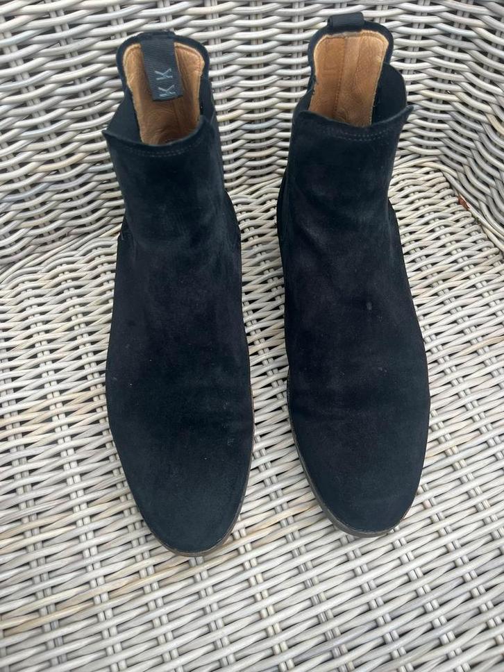 Nubbik  Zwarte Chelsea Boots Logan 42, Kleding | Heren, Schoenen, Zo goed als nieuw, Boots, Zwart, Ophalen of Verzenden