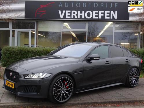 Jaguar XE 3.0 S Platinum Edition - ZWART LEDER - STOEL VERW, Auto's, Jaguar, Bedrijf, Te koop, XE, 360° camera, ABS, Achteruitrijcamera
