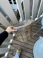 Rieten plantenpot, Ophalen, Zo goed als nieuw, Rond, Overige materialen