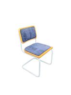 Vintage Marcel Breuer Cesca Buisframe Stoel - Jaren 70, Huis en Inrichting, Stoelen, Blauw, Ophalen of Verzenden, Zo goed als nieuw