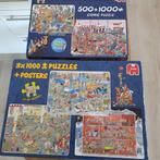 VAN HAASTEREN 2X DUBBELS _KOMBY DOZEN, Ophalen of Verzenden, 500 t/m 1500 stukjes, Gebruikt, Legpuzzel