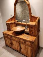 Uniek Badkamermeubel! Tropisch hout., Huis en Inrichting, Badkamer | Badkamermeubels, Ophalen, Gebruikt, 150 tot 200 cm, 50 tot 75 cm