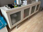 IKEA Dressoir - wit, Huis en Inrichting, Kasten | Dressoirs, Ophalen, 150 tot 200 cm, Glas, 25 tot 50 cm