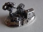 Miniatuur zilver EA2 2 huisjes + tuin zilveren miniaturen, Verzenden, Zilver