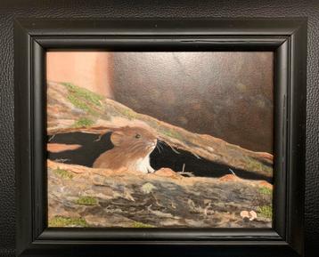 Gesigneerd schilderij olieverf beschikbaar voor biedingen