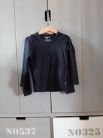 Vingino basis longsleeves zwart V-hals maat 104/116., Ophalen of Verzenden, Zo goed als nieuw, Vingino, Shirt of Longsleeve