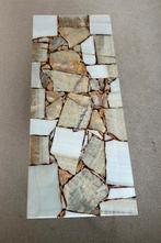 jaren '60 marmer salontafel, Huis en Inrichting, Tafels | Salontafels, Ophalen, Gebruikt, 100 tot 150 cm, 50 tot 100 cm