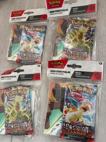 Pokémon Obsidian Flames booster met mapje Portfolio pokemon beschikbaar voor biedingen