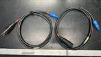 2x Powercon kabel - 2 meter, Ophalen of Verzenden, Gebruikt, Minder dan 2 meter