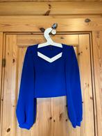 Top blouse kobalt blauw shein S, Kleding | Dames, Tops, Blauw, Ophalen of Verzenden, Zo goed als nieuw, Lange mouw