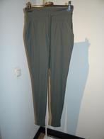 Studio Anneloes travel stof broek taupe tint Als nieuwS/M, Verzenden, Zo goed als nieuw, Maat 36 (S), Lang