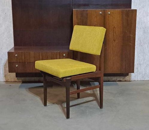 4 Wébé eetkamerstoelen stoelen Uppsula Louis van Teeffelen, Huis en Inrichting, Stoelen, Zo goed als nieuw, Vier, Hout, Metaal
