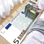 5 Euro Biljet Vloerkleed / Kleed Loper Vloermat Mat Geld, Nieuw, Rechthoekig, Verzenden