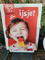 Vintage jaren 50/60 Ola reclamebord, Ophalen of Verzenden