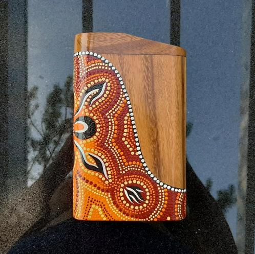 Box Didgeridoo I Handgeschilderde Travel Didge I LIDAH, Muziek en Instrumenten, Blaasinstrumenten | Overige, Nieuw, Overige soorten