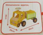 Gele loopauto, truck. Nog nieuw in doos Houten speelgoed, Ophalen of Verzenden, Nieuw