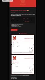 Walibi tickets x2 voor €75!, Tickets en Kaartjes, Twee personen, Ticket of Toegangskaart